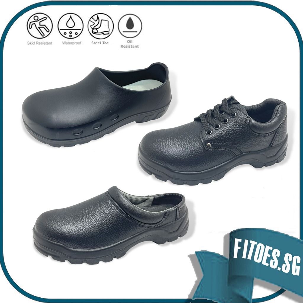 Safety Cap Chef Kitchen Shoes Anti slip Oil Resistant 2006 2020 9988