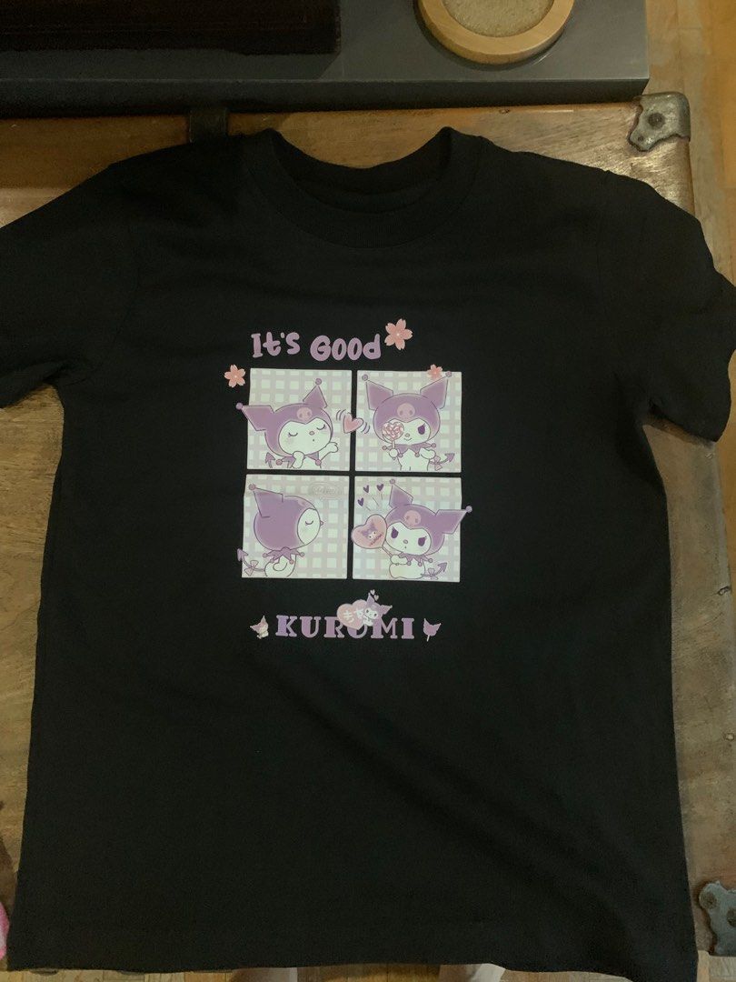 Sanrio Kuromi Graphic Tee, Babies & Kids, Babies & Kids Fashion on Carousell
