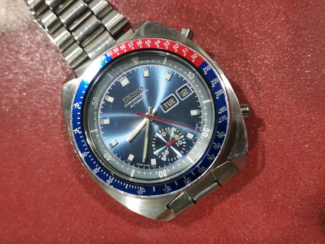 Seiko store pepsi chronograph