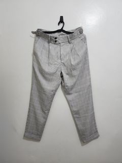 SHEIN Plaid Gray Trousers