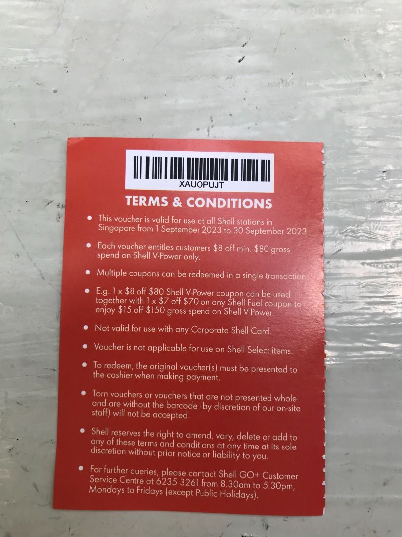 Shell Sep 2023 voucher. $3 for the $8 voucher. Price is fixed., Tickets ...