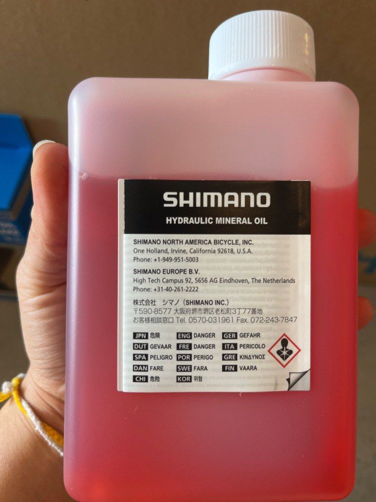 Shimano 500ml Hydraulic Mineral Oil, Sports Equipment, Bicycles & Parts ...