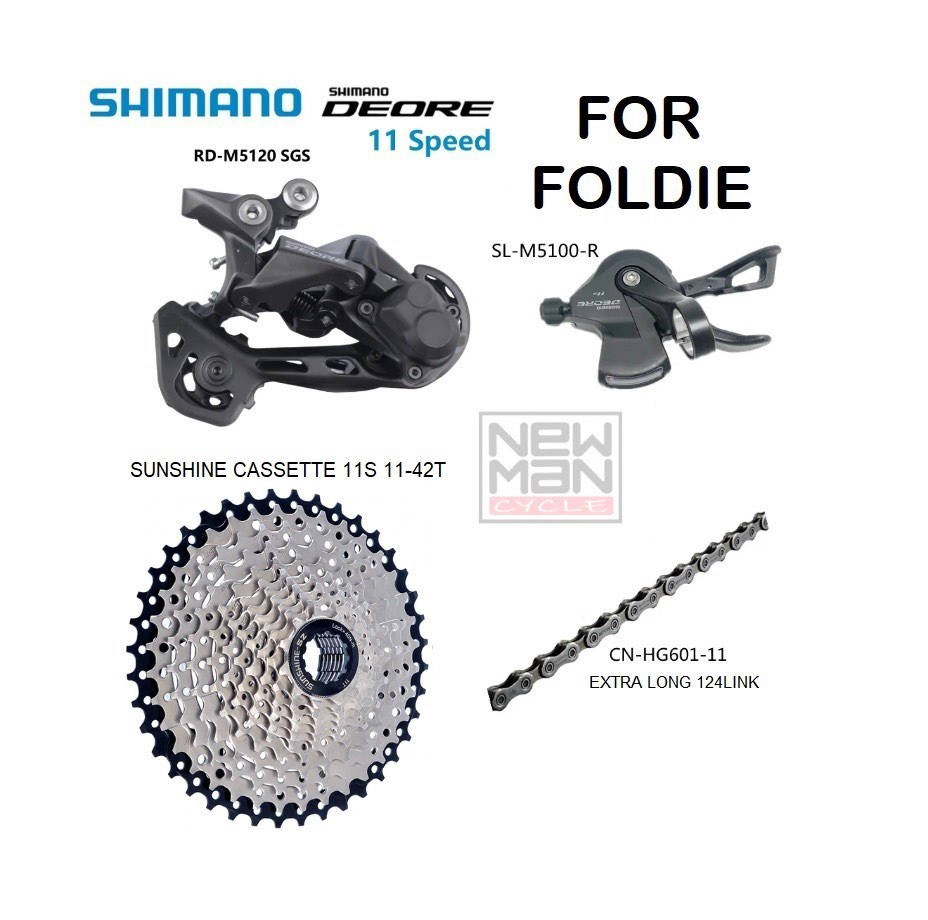 Shimano M5120 11s groupset for Foldie, Sports Equipment, Bicycles ...