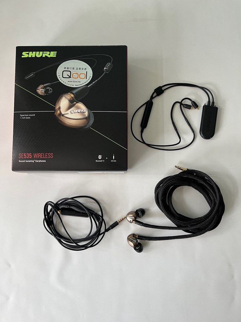 Shure SE535 連藍芽線RMCE-BT2, 音響器材, 耳機- Carousell