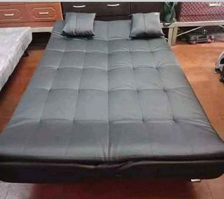 sofa bed leather heavy duty ( 48x73inch )