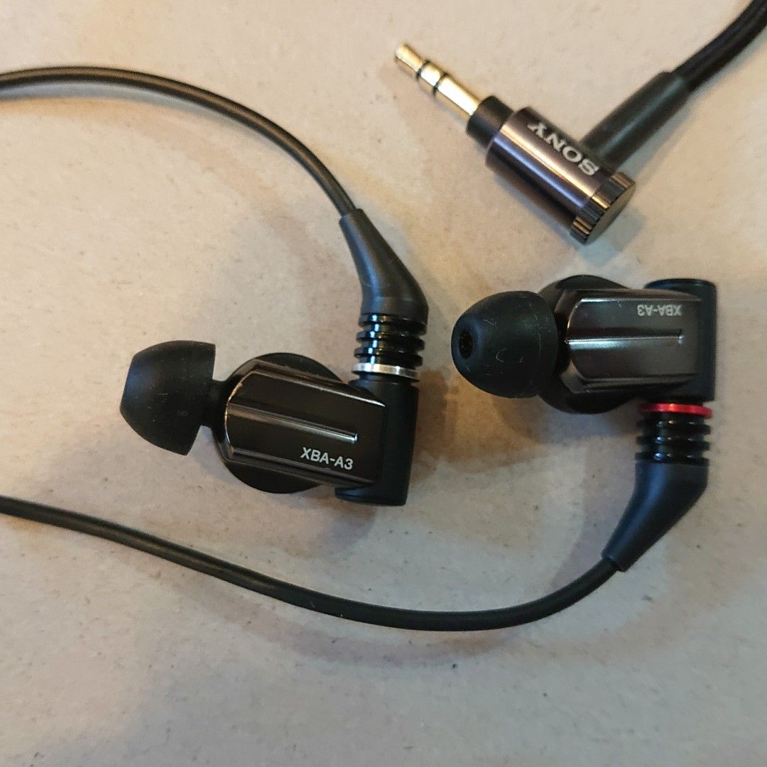 Sony XBA-A3圈鐵耳機連Sony 升級線MCU-M12SM1, 音響器材, 耳機- Carousell