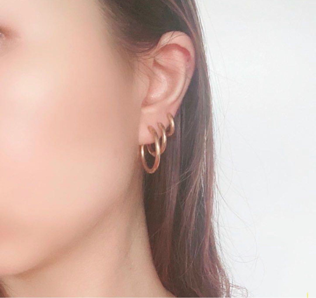 Stackable deals hoop earrings