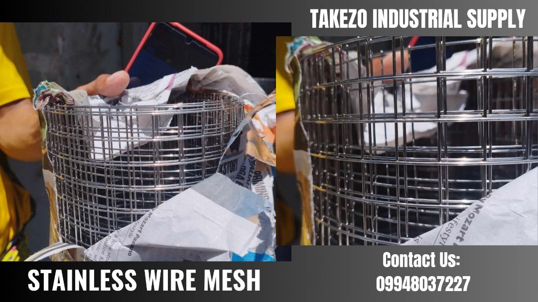 Stainless Wire Mesh (Category: Construction Tools & Equipment) located in Manila. Submitted by angiedalu10338 (Listing ID 1249449408, Image 1). Description: Stainless Wire Mesh Specs: 1/2 x 1/2 x 1mm x 4ft Price: 190/ft For faster transaction call txt or viber 09948037227 Look for Shane *PRICE MAY CHANGE WITHOUT PRIOR NOTICE *ITEM IS VAT EXCLUSIVE *SUBJECT FOR AVAILABILITY *PRICE DEPENDS ON THE SIZES.