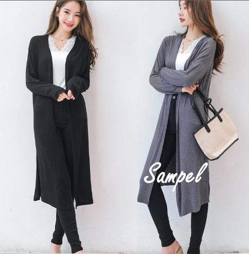 Casual long cardigan on sale