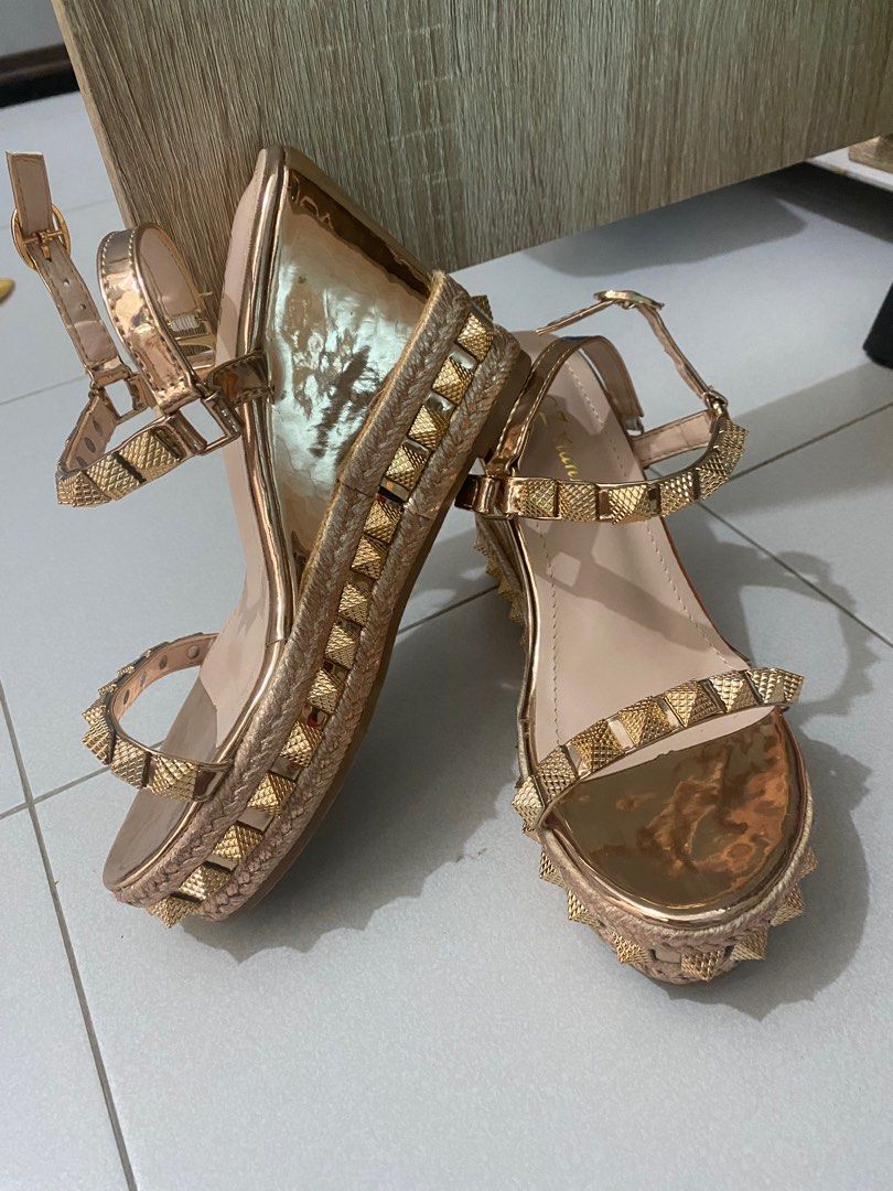 Cheap rose outlet gold heels