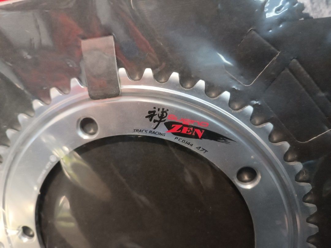 Sugino Zen Chainring 禪齒片銀色47T 黑色48T 其他型號及齒數亦可供