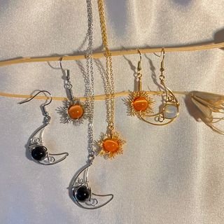 Cats eye stone earrings best sale