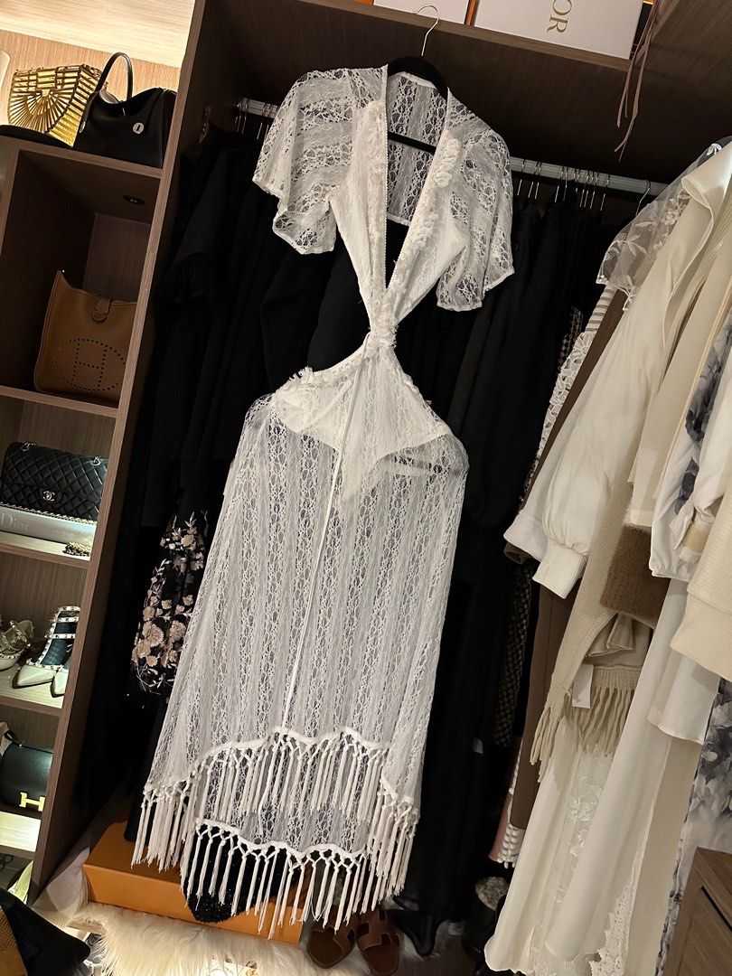 Swimsuit Dress (Category: Dresses) located in Baguio. Submitted by kimstyleessentials (Listing ID 1249609432, Image 1). Description: This is Brand New can fit Medium to Large it’s so cute and lakas maka sexy Comfy na lace yung material worn once for photo purposes.