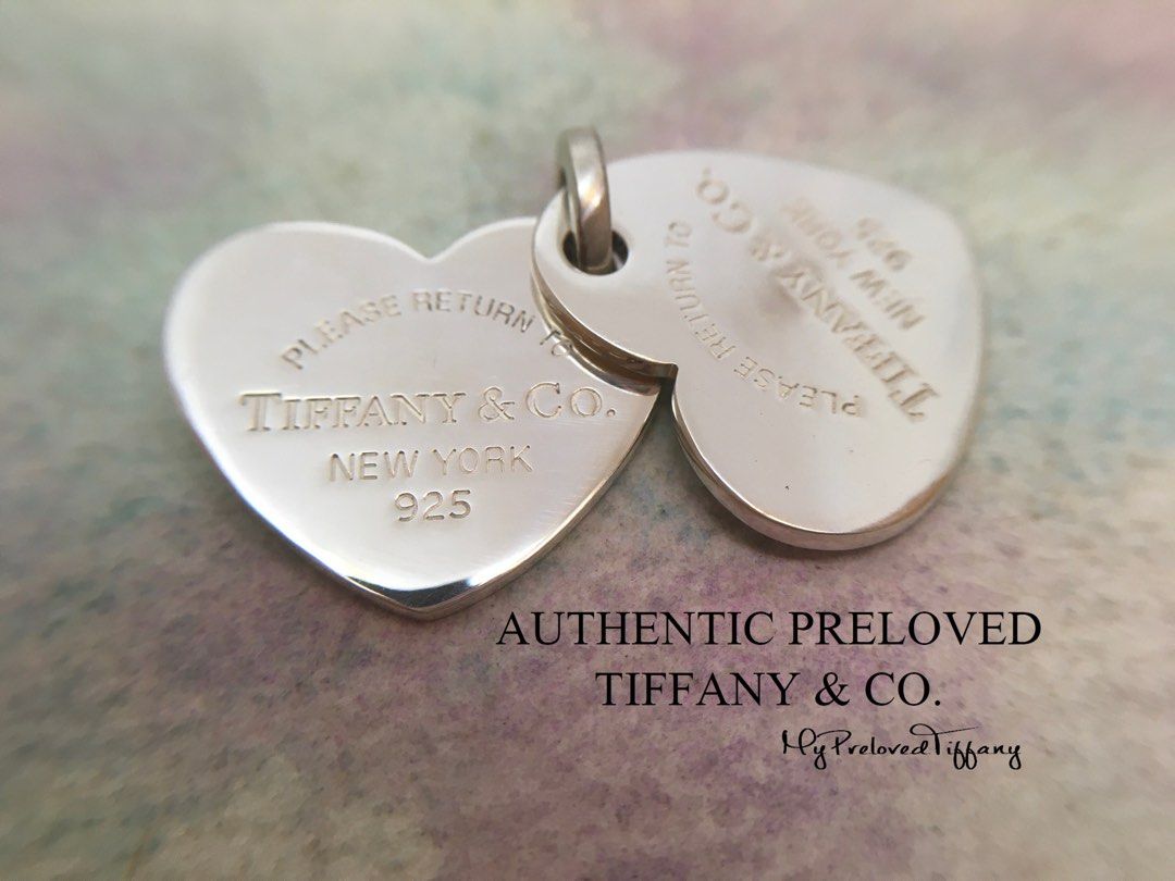 Tiffany Necklace Double Heart Twisted Rope Choker Silver 925 TIFFANY&Co. |  eLADY Globazone
