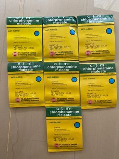(Take all) obat alergi/gatal ceteme chlorphenamine maleate