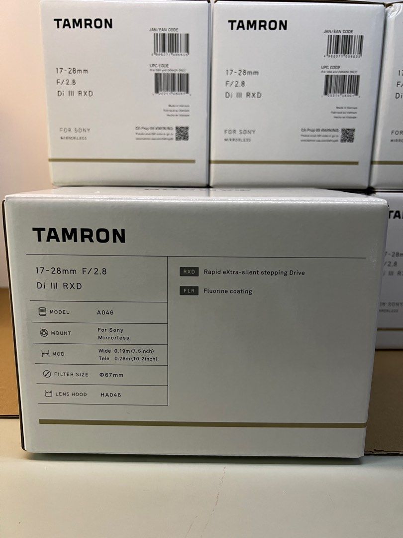 全新Tamron 17-28mm F2.8 Di III RXD For Sony FE (A046) (水貨 