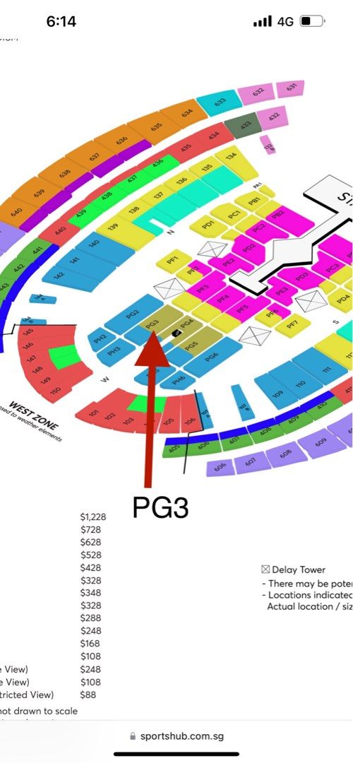 Taylor Swift 9/3/2024 Saturday Cat 2 2 Tickets (550/per tix