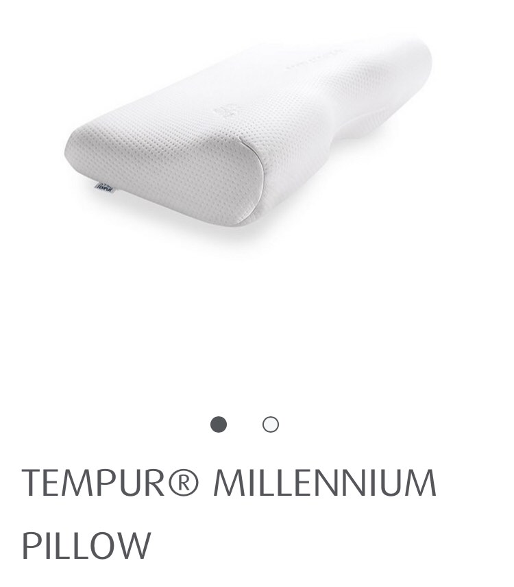 TEMPUR MILLENNIUM PILLOW, Furniture & Home Living, Bedding & Towels on
