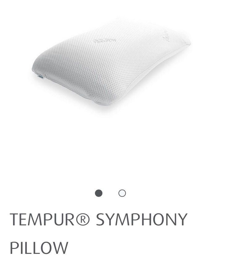 TEMPUR Symphony Pillow, Furniture & Home Living, Bedding & Towels on