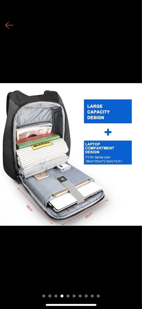 Tigernu slim discount anti theft backpack