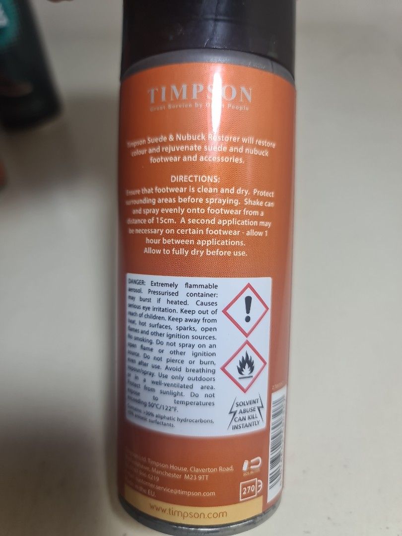 Timpsons suede cleaning store