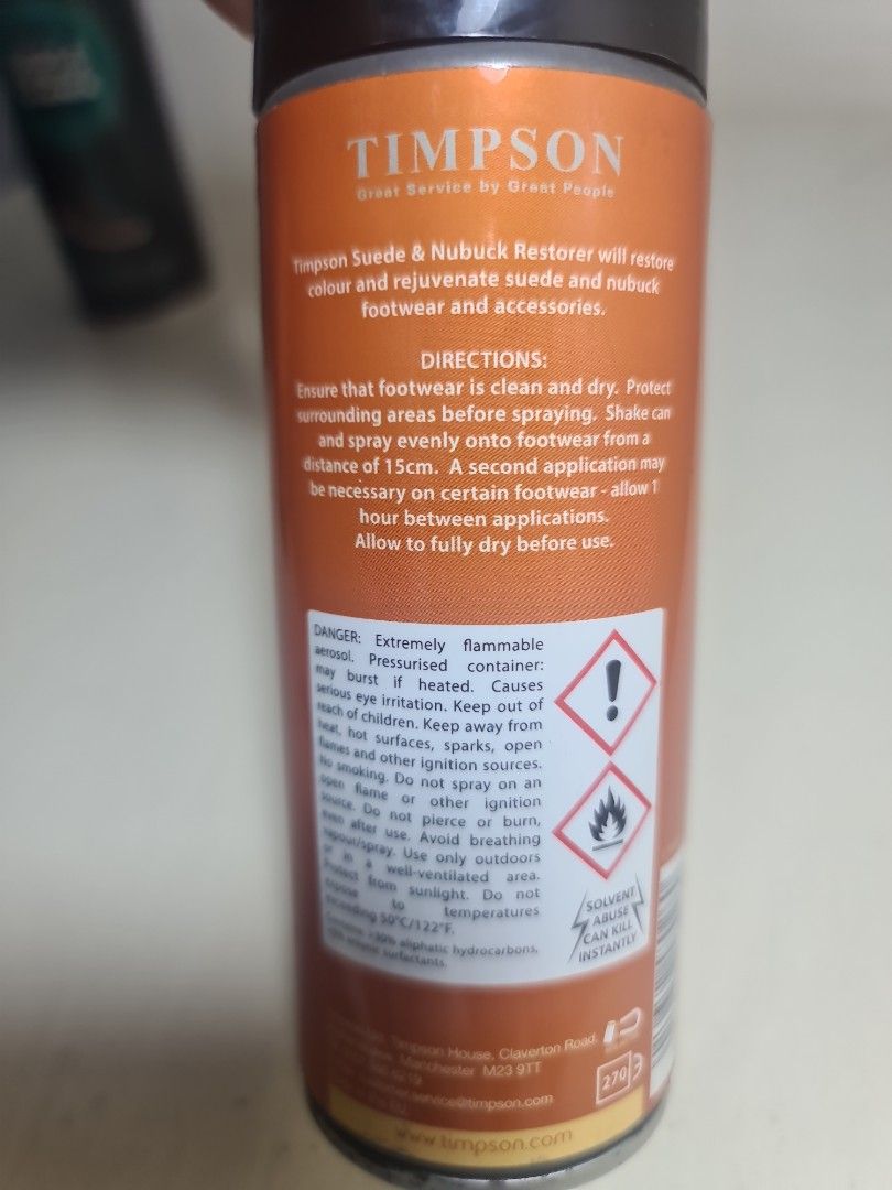 Timpson suede protector top