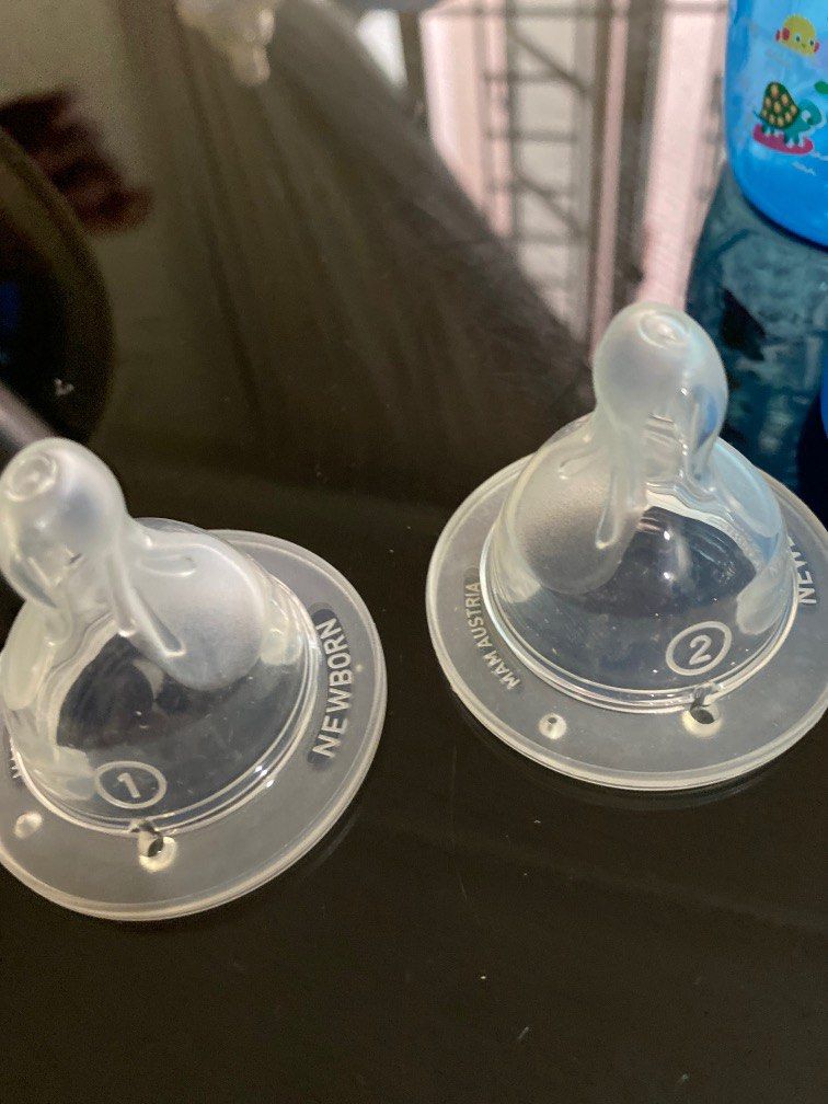 Mam nipple on avent bottle sales