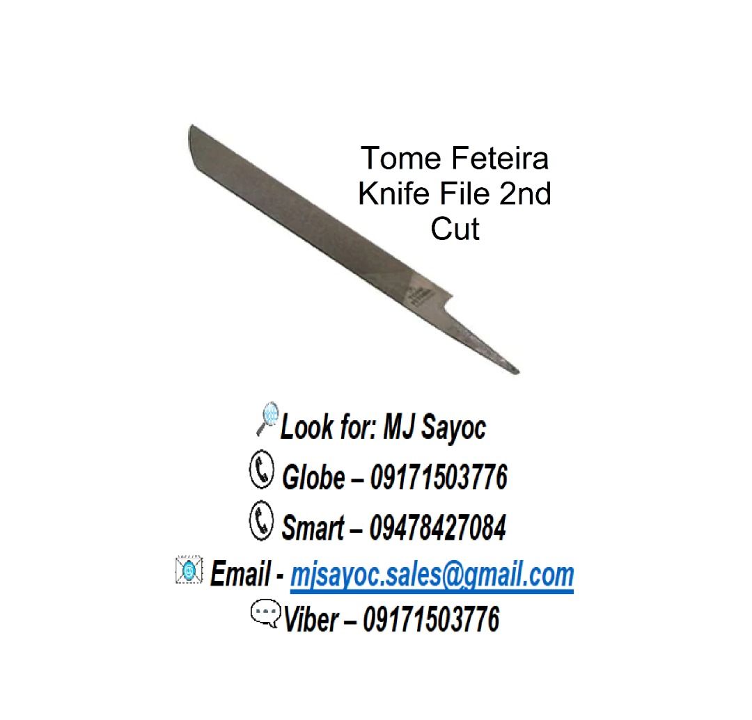 Tome Feteira Knife File 2nd Cut, Commercial & Industrial, Construction ...