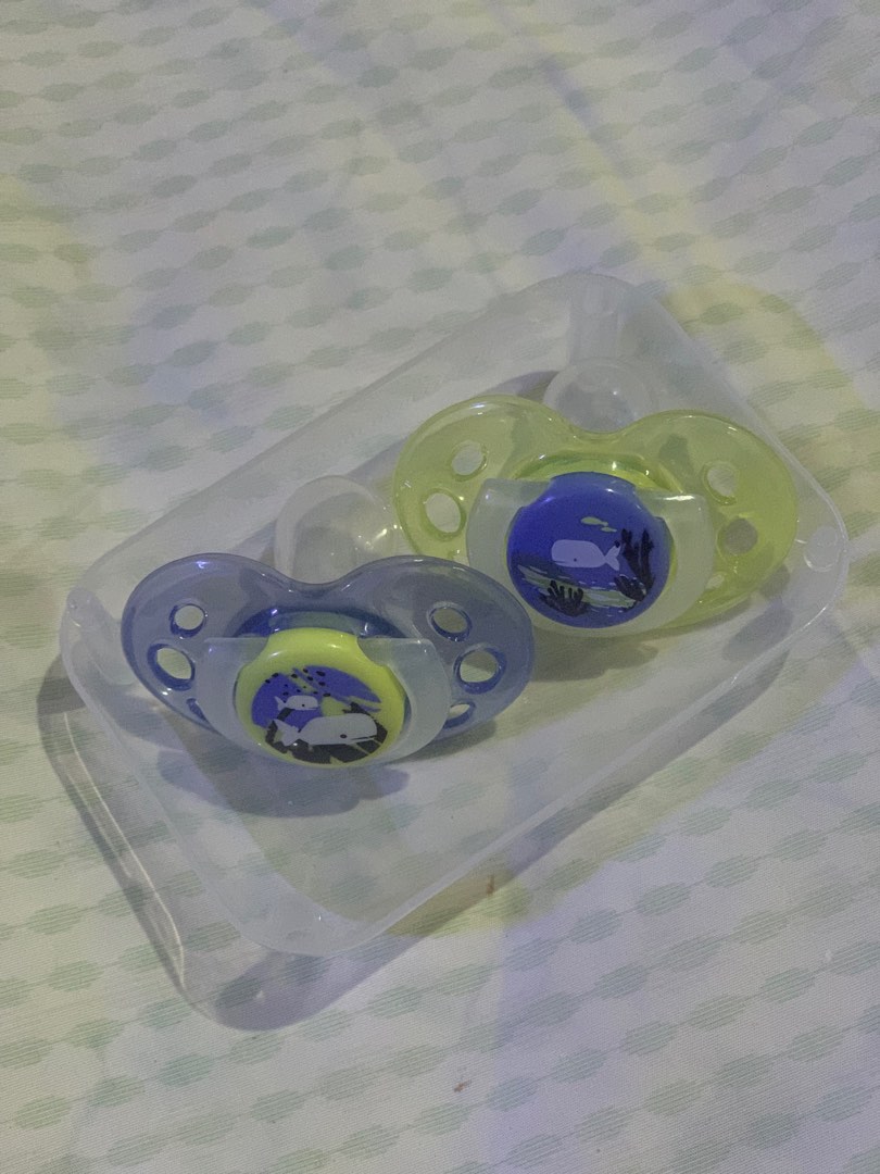 Tommee Tippee Glow in the Dark soothers on Carousell