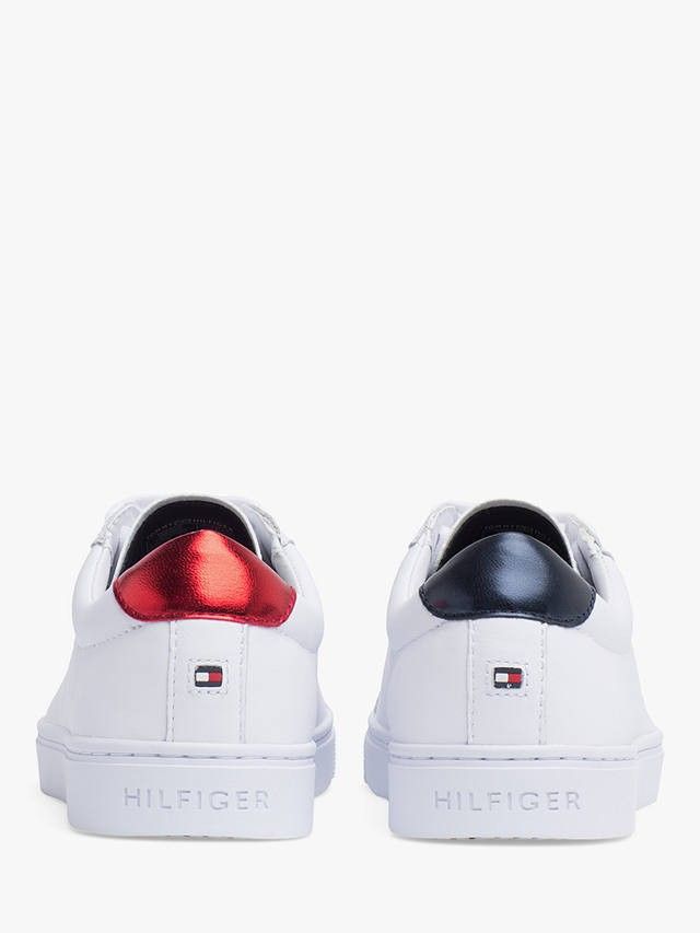Tommy Hilfiger Metallic Back Lace Up Trainers