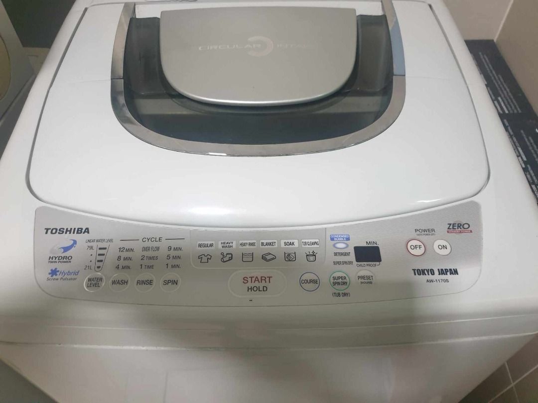 TOSHIBA ZERO 10kg, TV & Home Appliances, Washing Machines and Dryers on Carousell