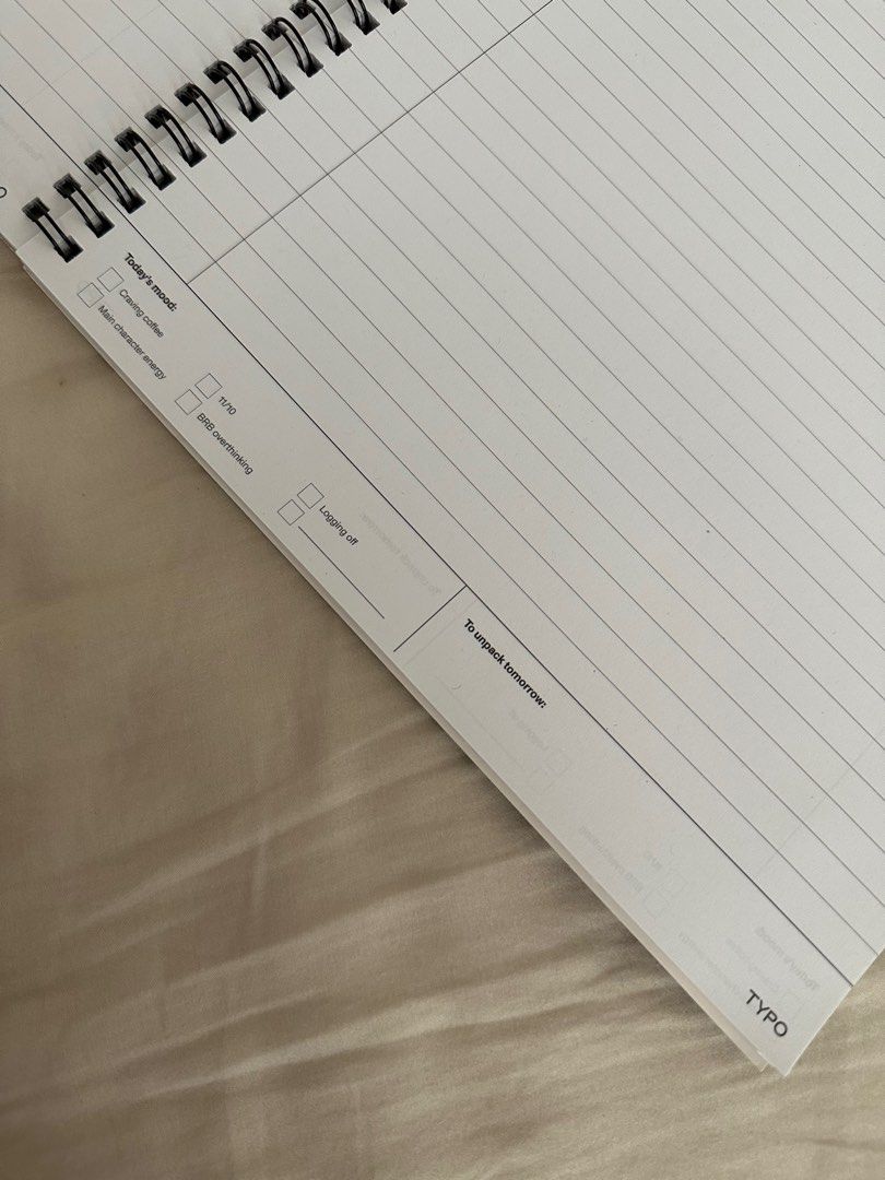 Typo A4 Spinout Notebook, Hobbies & Toys, Stationary & Craft ...