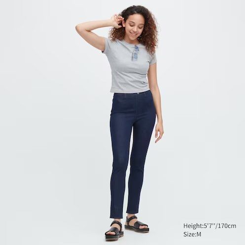Uniqlo M/L/XL Ultra Stretch Denim Jeggings, Women's Fashion, Bottoms, Jeans  & Leggings on Carousell