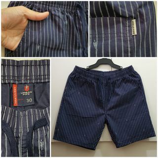 Urban Pipe Men's Drawstring Shorts (Navy Blue)