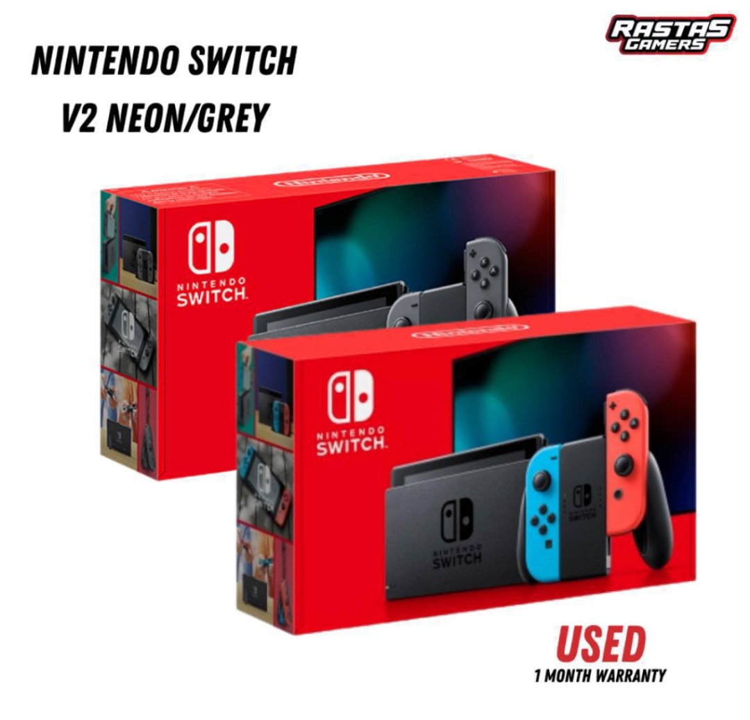Used Nintendo Switch V2, Video Gaming, Video Game Consoles, Nintendo on