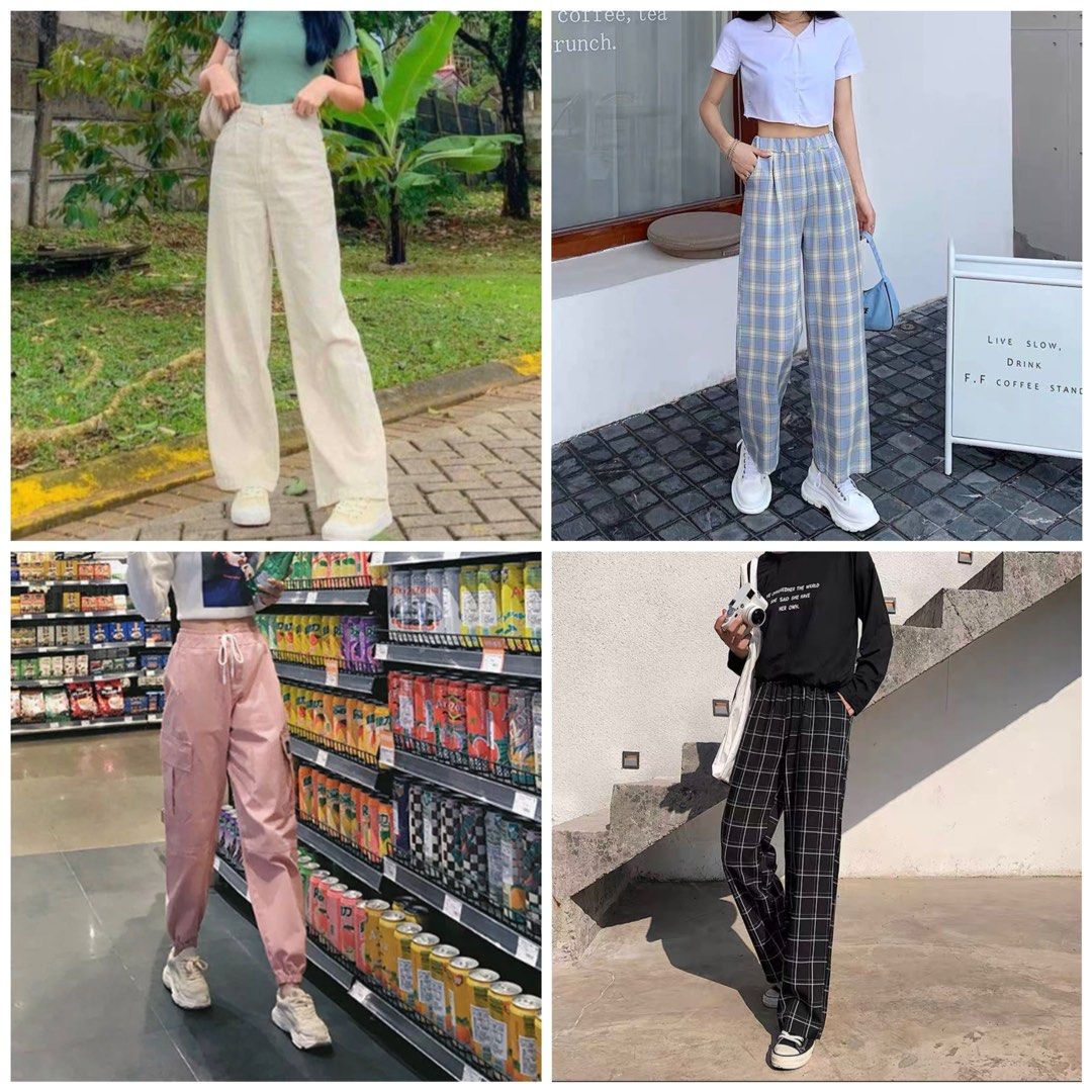 Black Flare Pants with Tie Ribbon [Brand New], Women's Fashion, Bottoms,  Jeans & Leggings on Carousell