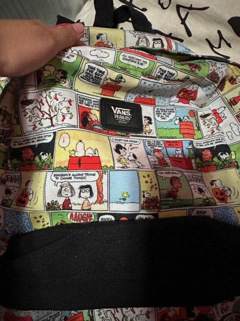 vans peanuts backpack