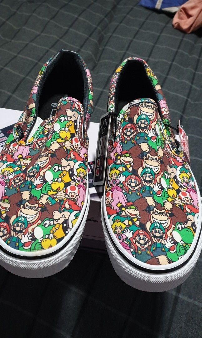 Super mario vans shoes sales