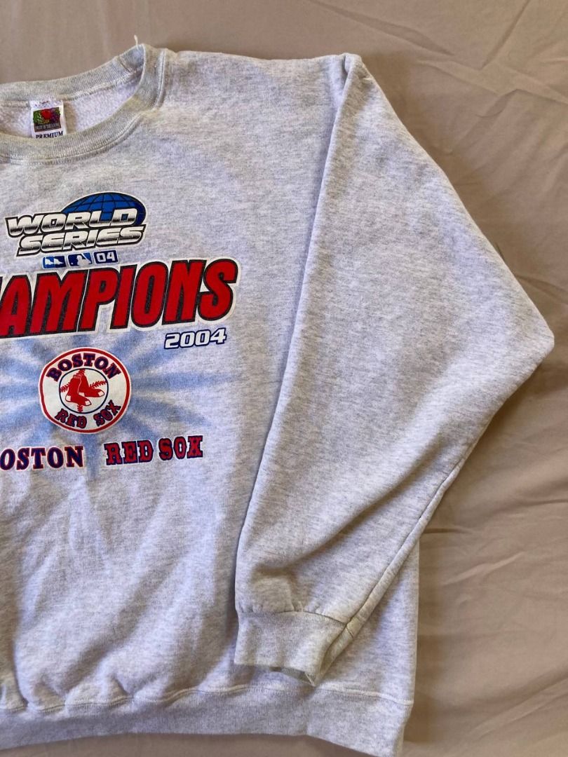 Vintage Boston Red Sox Sweatshirt Red Sox Crewneck Boston Red 