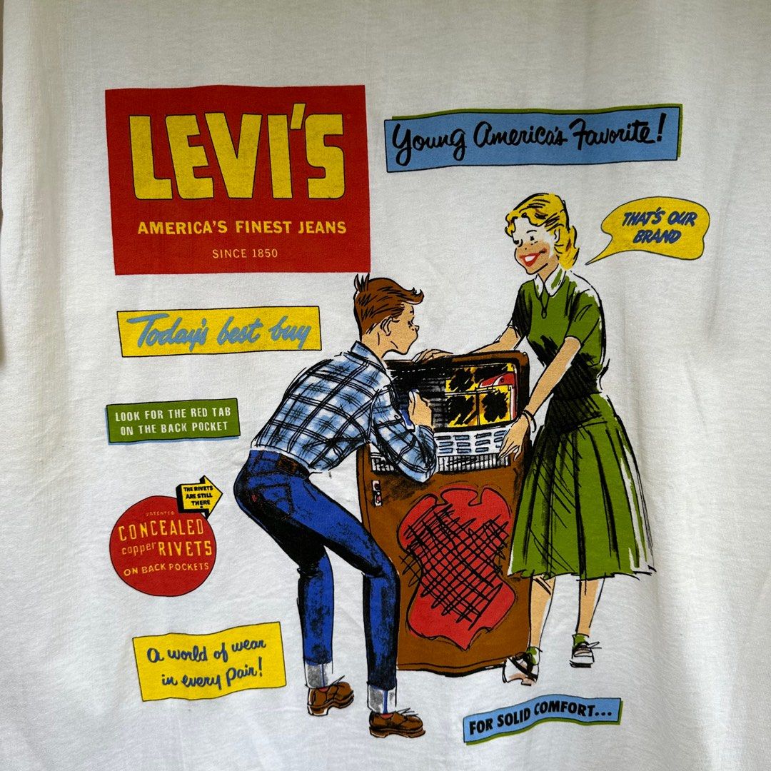 Vintage levis tshirt outlet