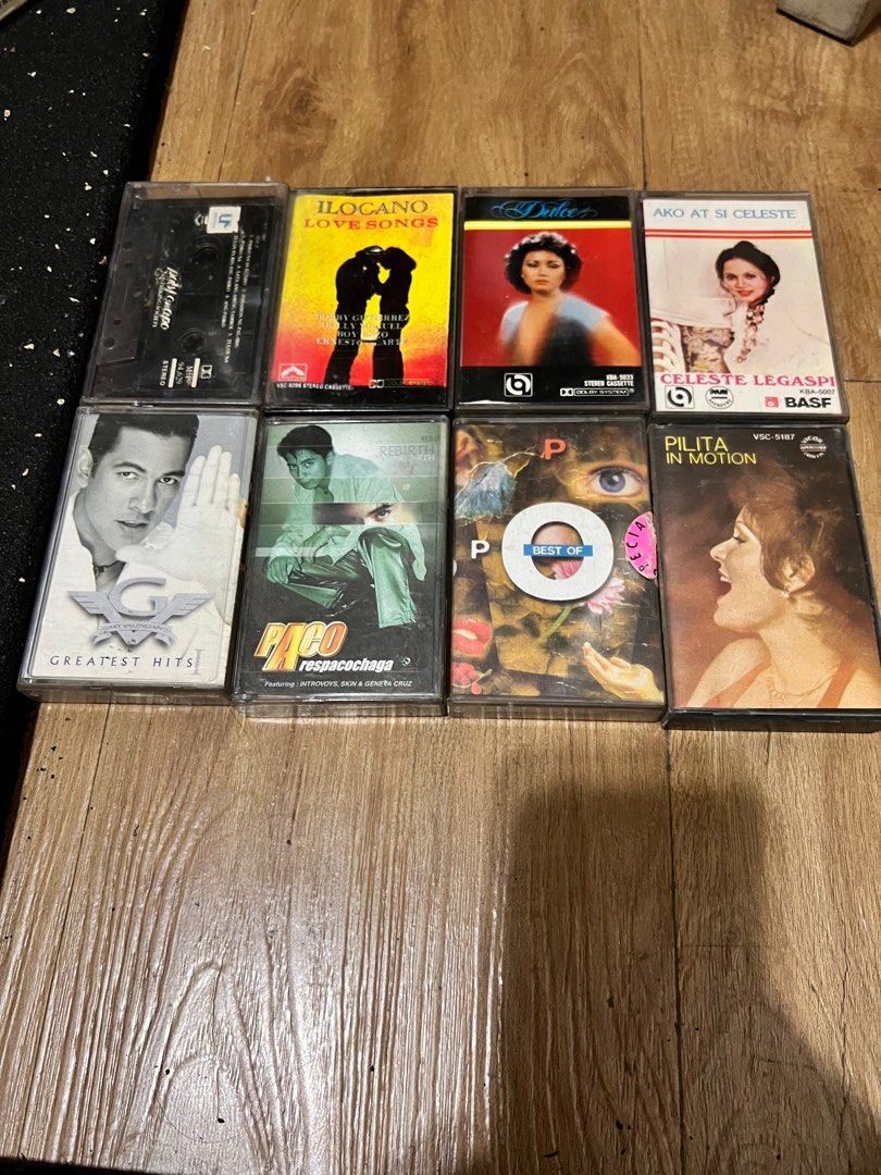 OPM Cassette tapes Black Gold Records Dulce Pilita Celeste APO Gary V