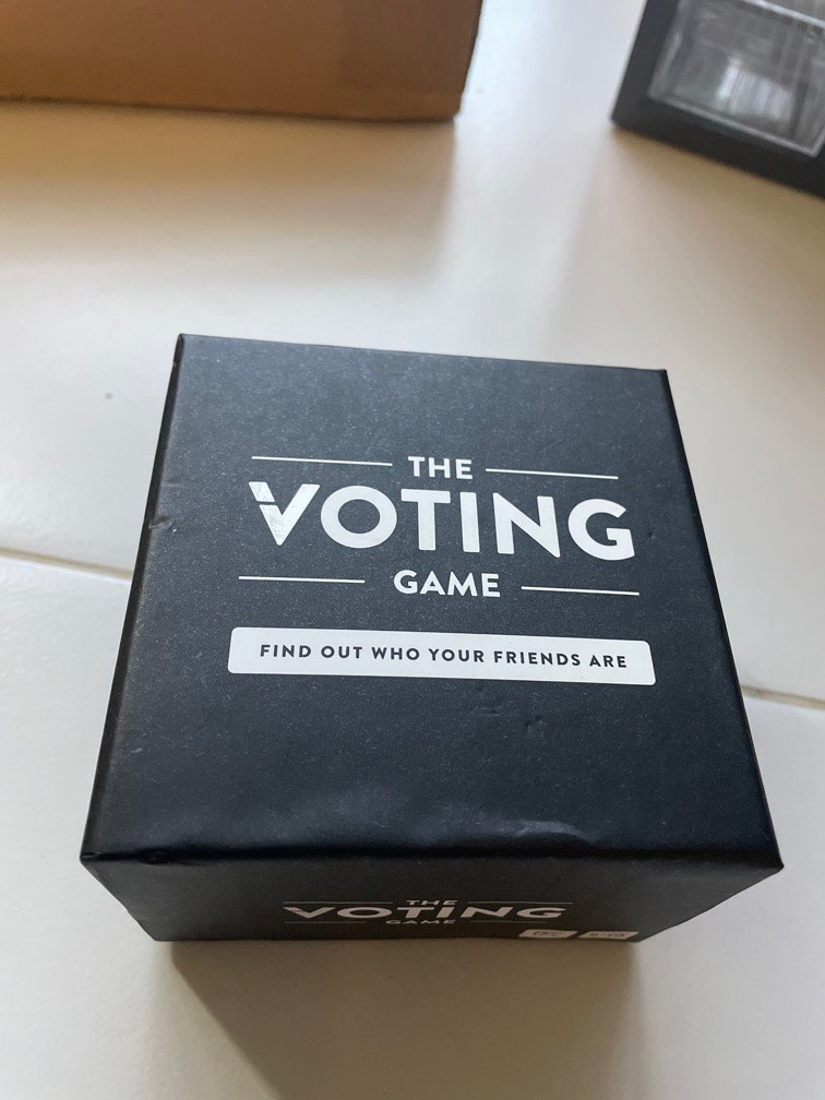 Voting game, Hobbies & Toys, Toys & Games on Carousell