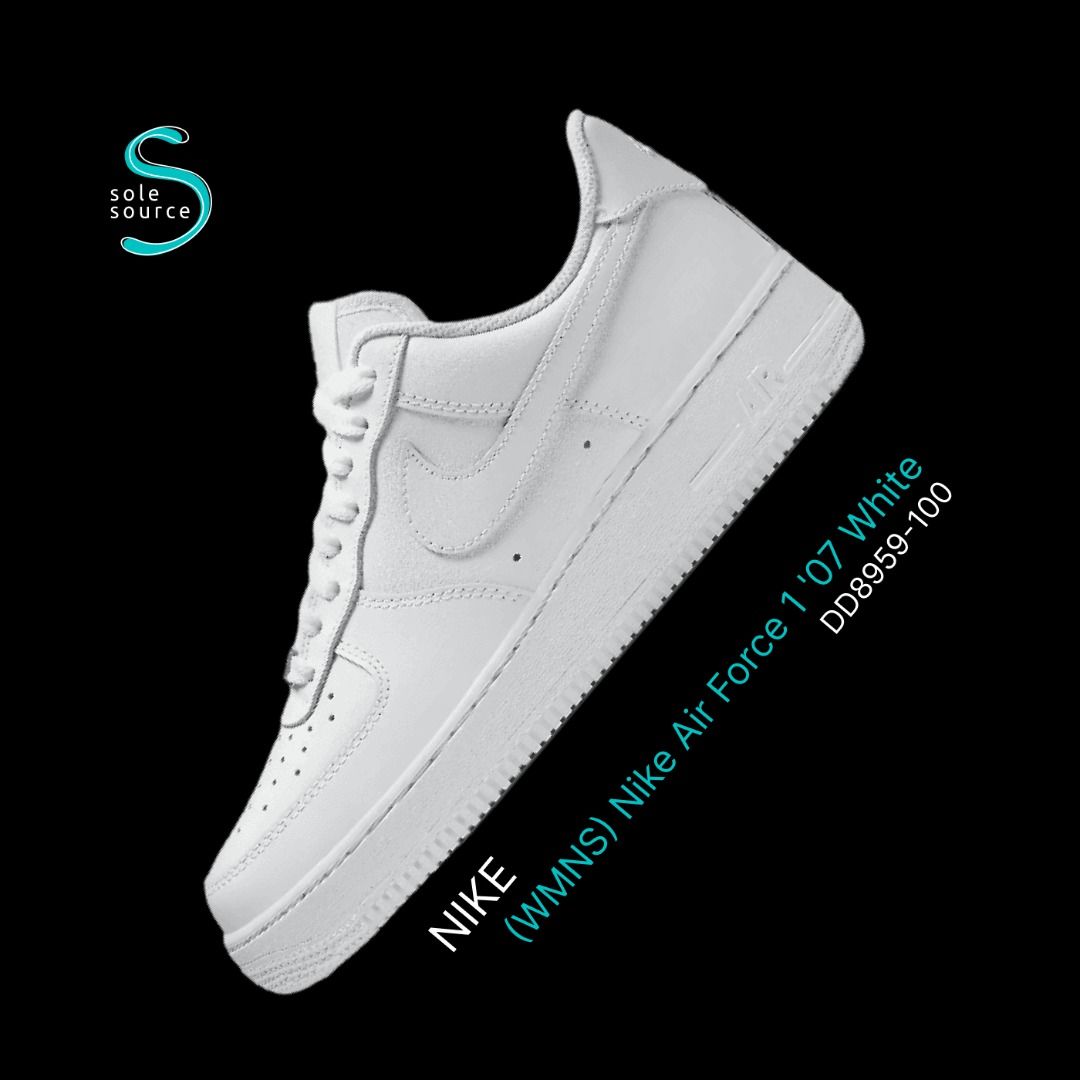 WMNS Nike Air Force 1 07 White US 6 8 DD8959 100 Women s