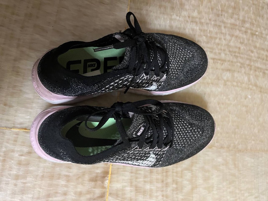 Nike free rn flyknit 2018 women's black top