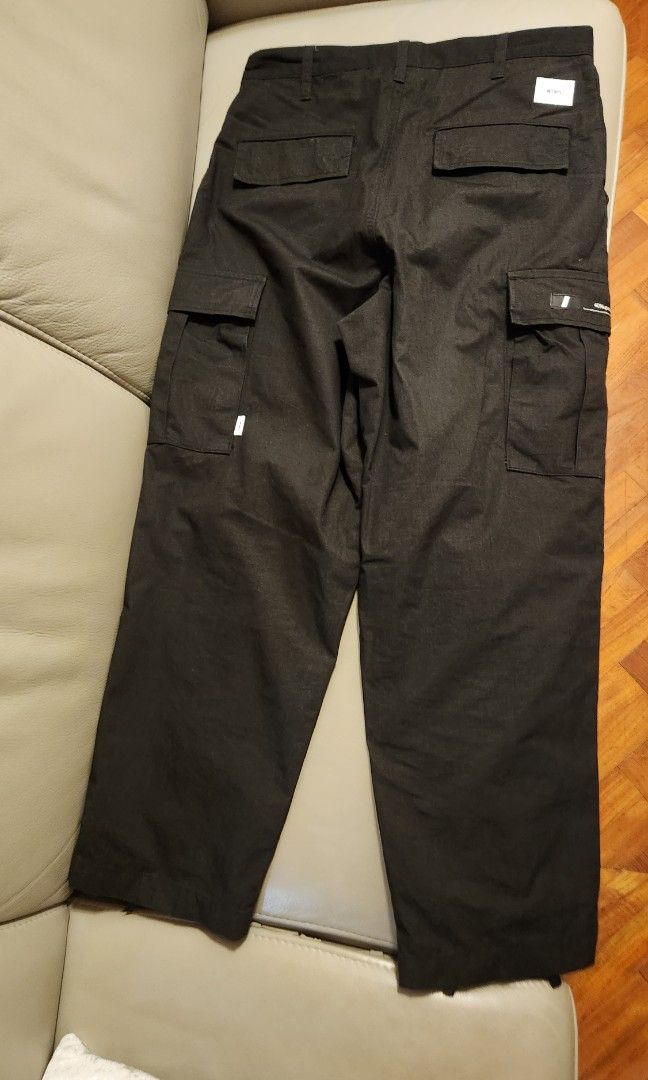 WTAPS JUNGLE STOCK / TROUSERS / NYCO. RIPSTOP 222WVDT-PTM07 Black