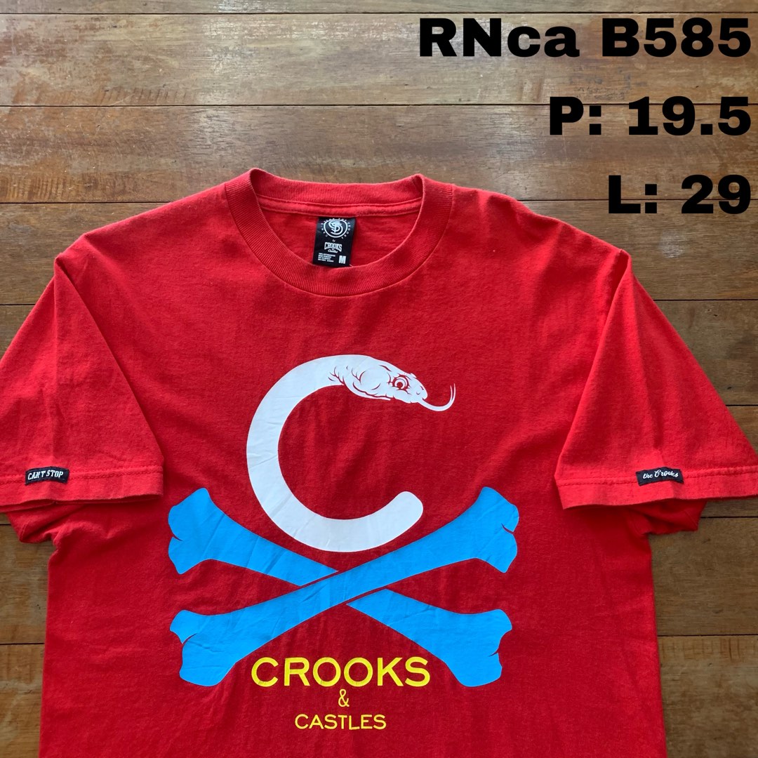 (X) Crooks & Castles Roundneck, Men's Fashion, Tops & Sets, Tshirts