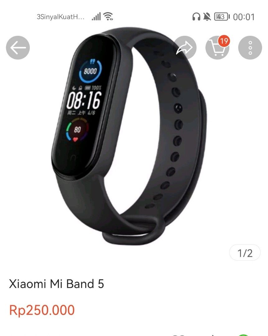Xiaomi mi band 5 smart watch smartwatch on Carousell