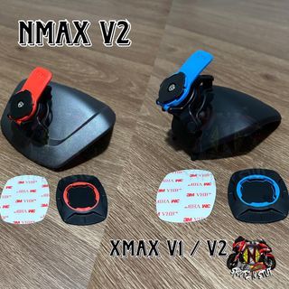 Xmax v1 v2 Nmax Phone Mount with Damper Quadlock