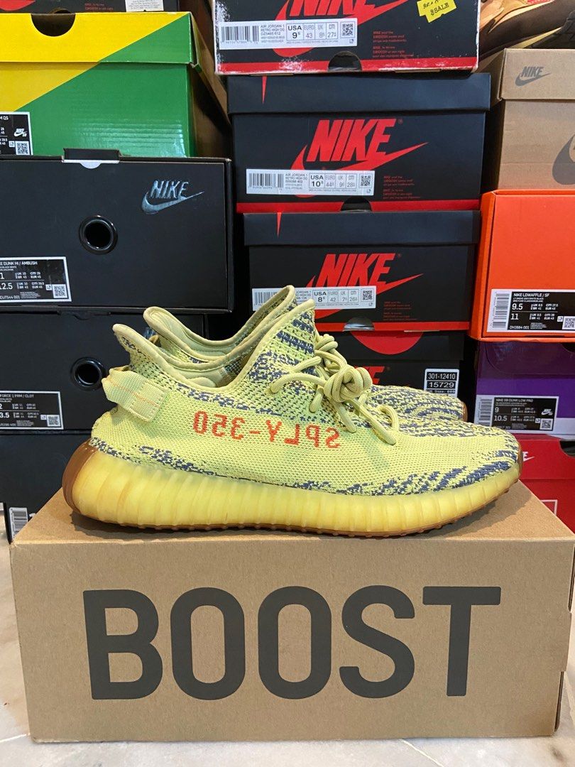Yeezy semi frozen yellow hot sale box