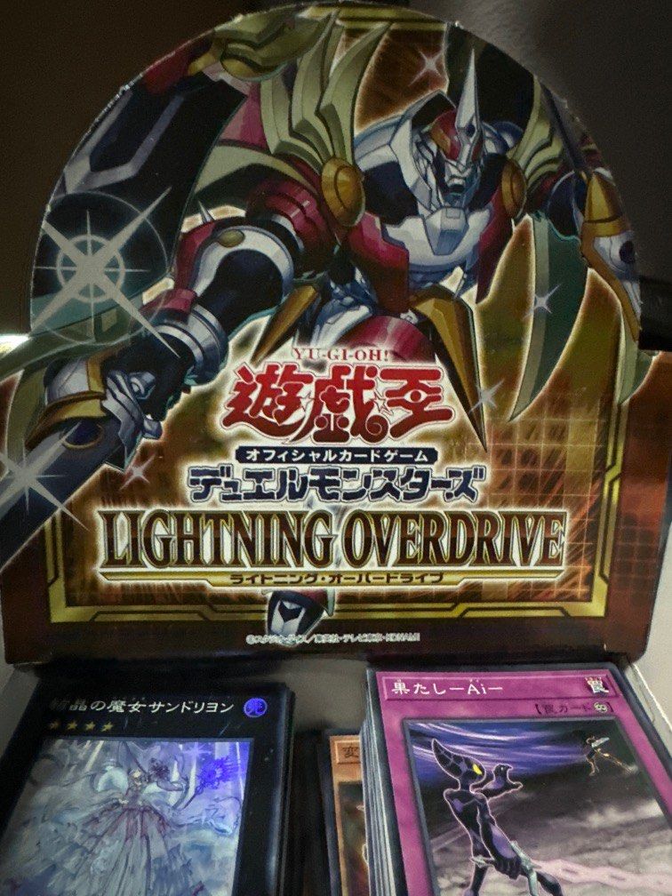 Yugioh lightning overdrive (Jap), Hobbies  Toys, Toys  Games on Carousell